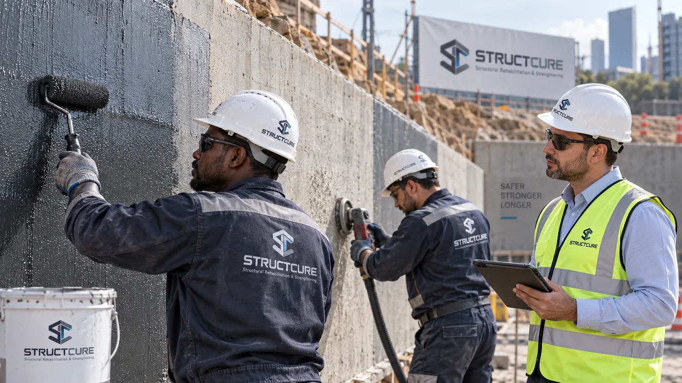 Representative Why Surface Preparation Matters in Structural Repair application